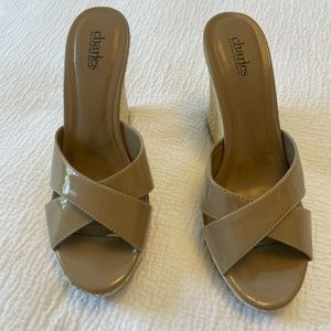 Charles David wedge sandal - size 8